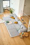Atelier Del Sofa Kanyon - Sofá-Cama Esquinero Gris Claro
